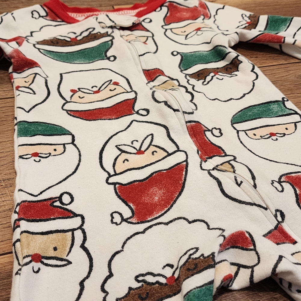 Carter's Red and White Footies Festive One Piece - Picture 2 of 6